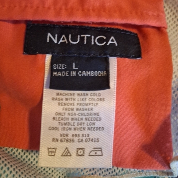 Nautical swim trunks size large - Picture 4 of 4